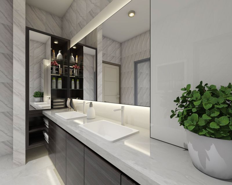 Elegant Vanity Spaces